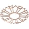 Ekena Millwork Augustus Wood Fretwork Pierced Ceiling Medallion, Cherry, 16"OD x 5 5/8"ID x 3/8"T CMWP16X16X0375AUCH - alternate 3